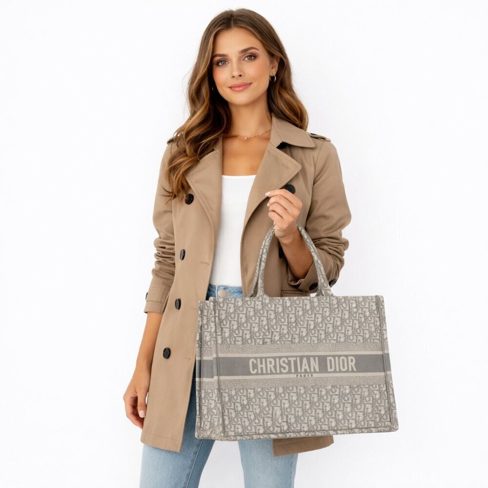 Authentic Christian Dior Book Tote